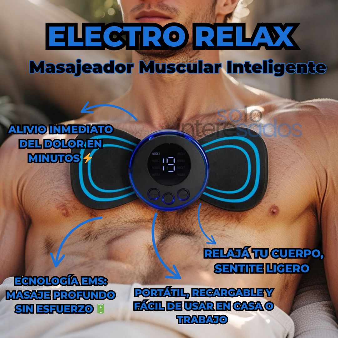 ElectroRelax EMS - Masajeador Muscular Inteligente