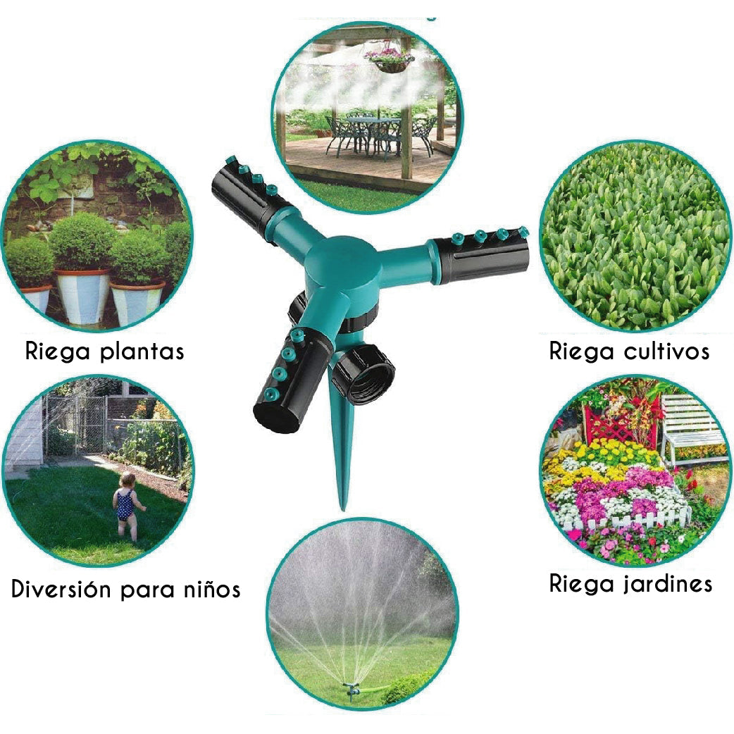 Aspersor de Riego Automático 360™