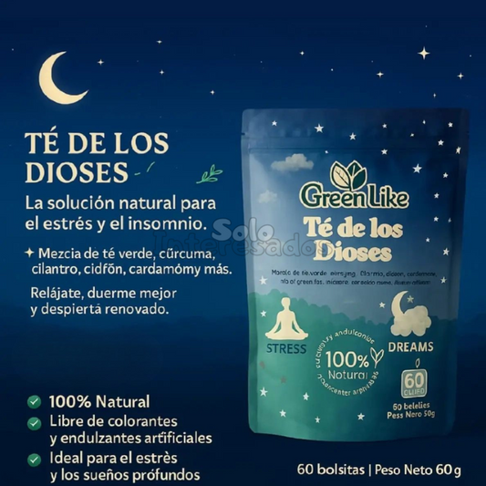 TÉ DE LOS DIOSES – Relajación, Sueño y Control de Peso 60 INFUSIONES