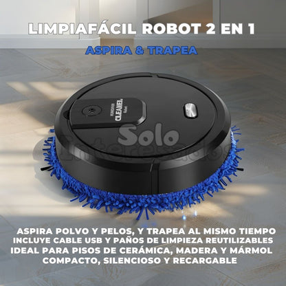 LimpiaFácil Robot 2 en 1 Aspira & Trapea