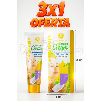 COMBO 3X1 CREMA ACLARA BELLEZA BLANQUEADORA PARTES NEGRAS