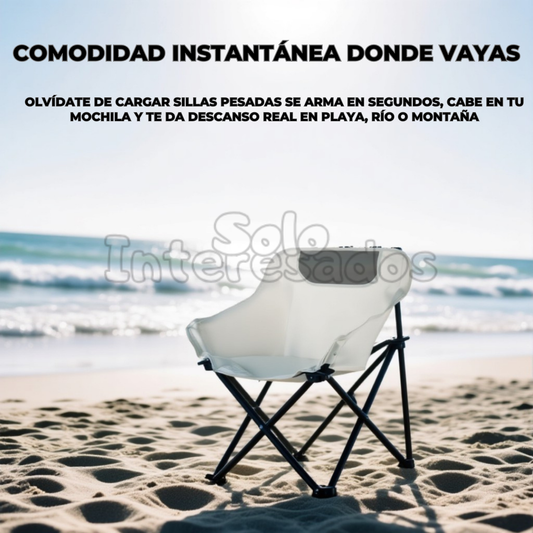 Silla Fácil Pro – Tu descanso portátil en cualquier lugar