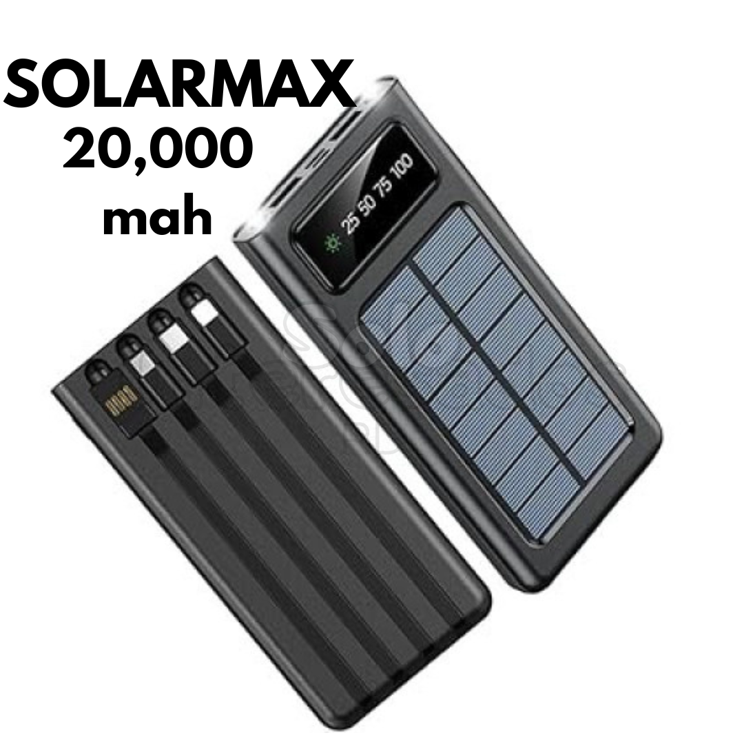 SolarMax PowerBank 20,000 mah