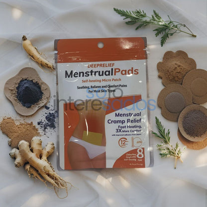 Parches Alivio Menstrual – Calor Natural que Relaja y Alivia el Dolor (16 parches)