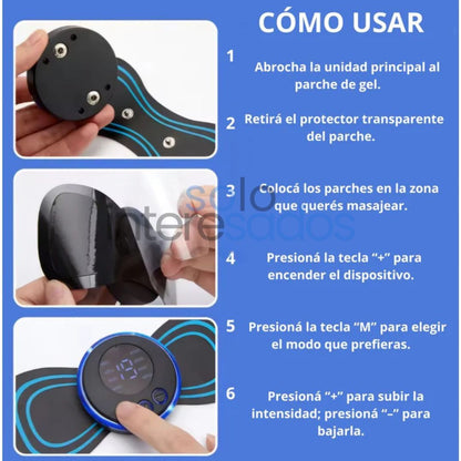 ElectroRelax EMS - Masajeador Muscular Inteligente