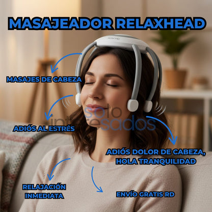 Masajeador RelaxHead – Alivio Instantáneo y Recargable