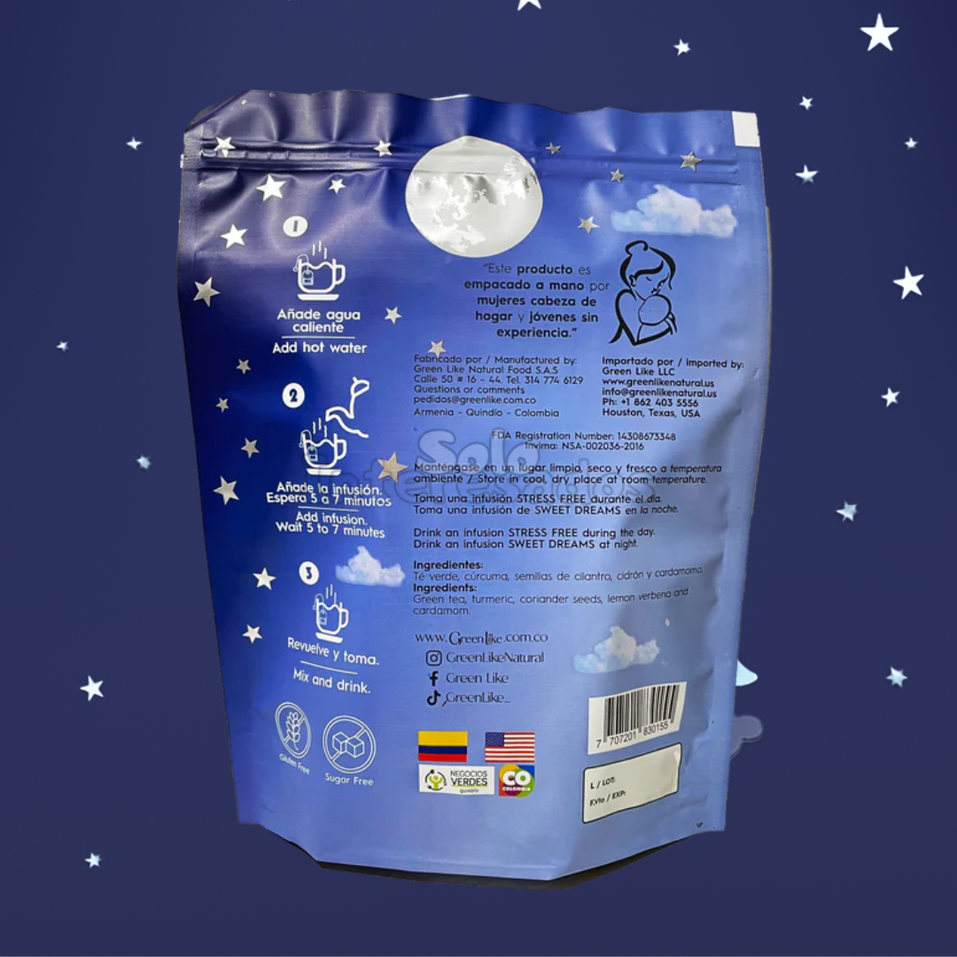 TÉ DE LOS DIOSES – Relajación, Sueño y Control de Peso 60 INFUSIONES
