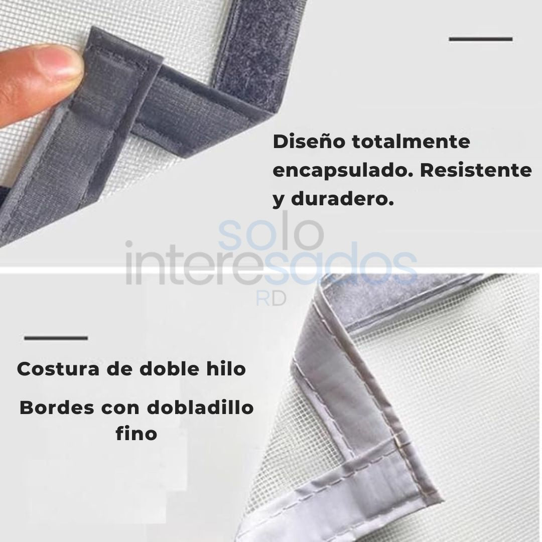 Mosquitera 2x1 - ventanas frescas y sin insectos todo el año (60x150 cm)