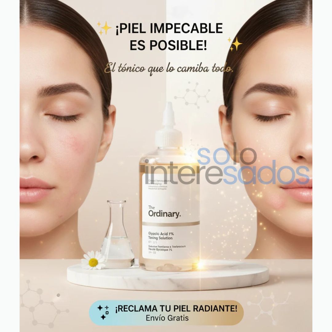 The Ordinary Glow Tónico  7 % Ácido Glicólico 240ML/ 100% ORIGINAL