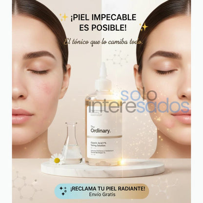 The Ordinary Glow Tónico  7 % Ácido Glicólico 240ML/ 100% ORIGINAL
