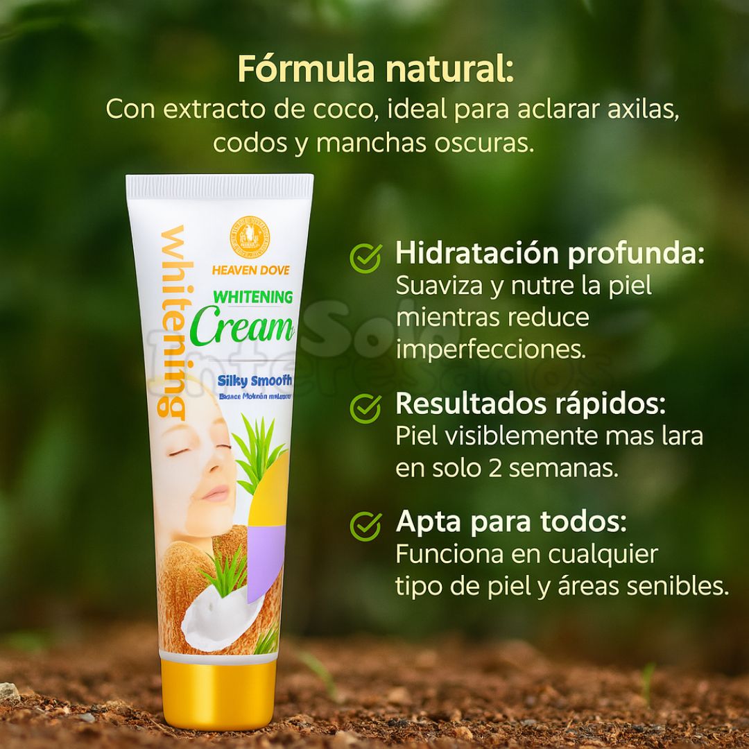 COMBO 3X1 CREMA ACLARA BELLEZA BLANQUEADORA PARTES NEGRAS