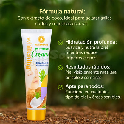 COMBO 3X1 CREMA ACLARA BELLEZA BLANQUEADORA PARTES NEGRAS