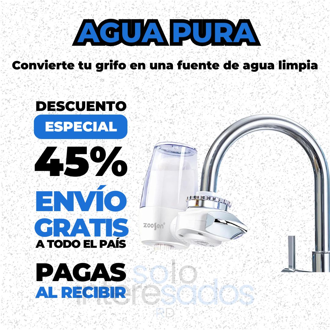 AguaPura – Purificador de Agua para Grifo con Filtro Avanzado