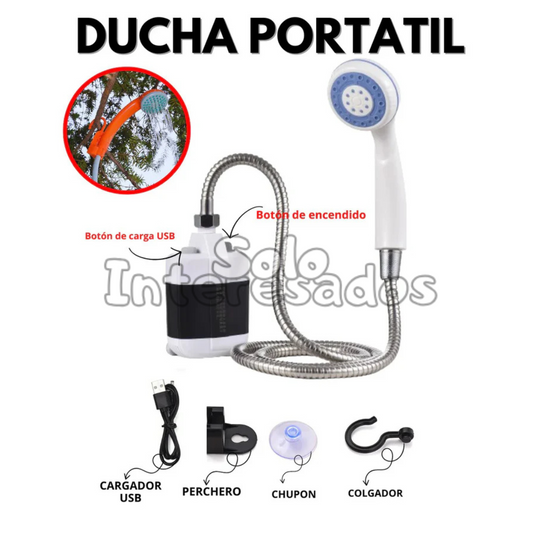 DuchaGo – Portátil Recargable para Camping y Hogar