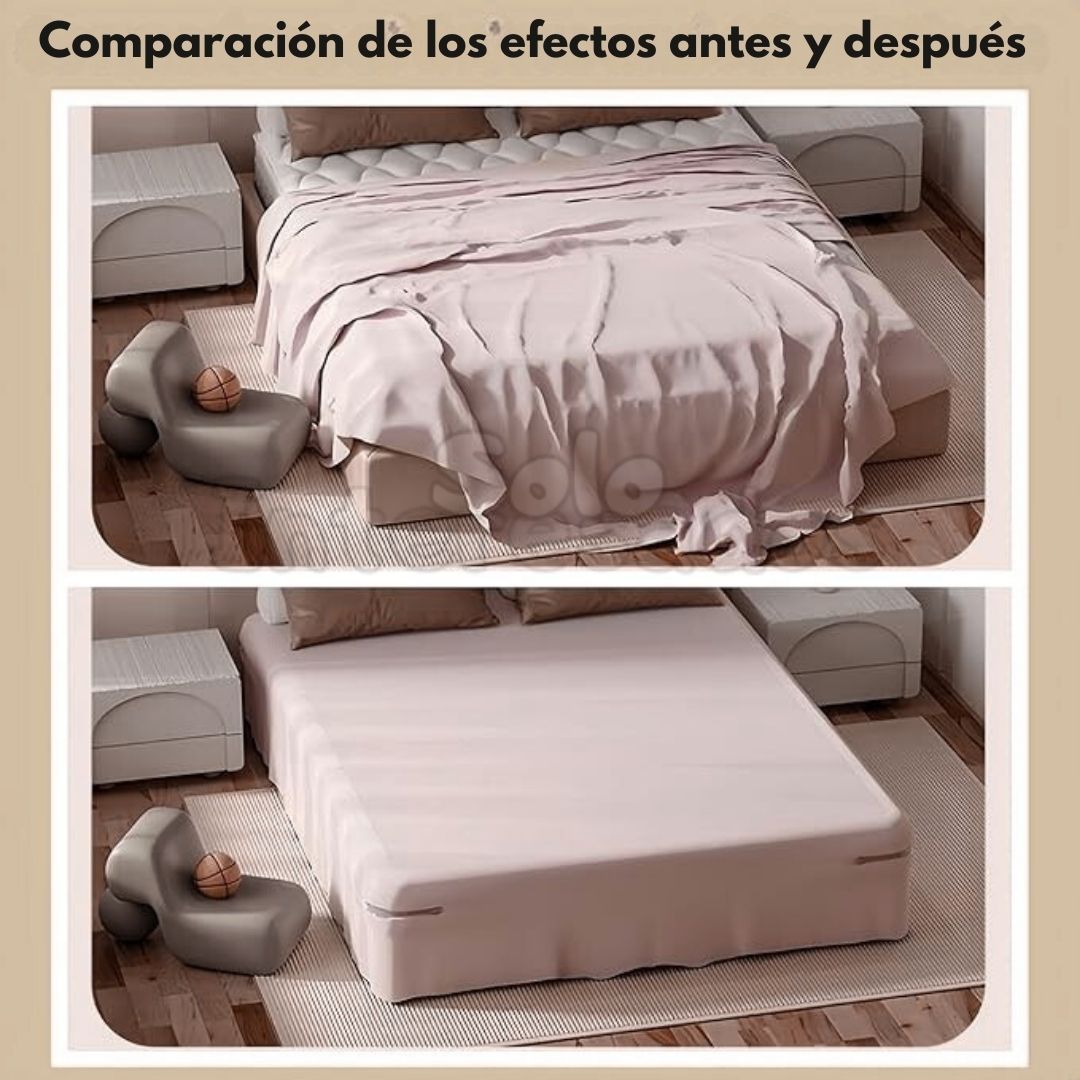 Sujetador para Sábanas – ¡Ordena tu cama al instante! 🌟 4 piezas