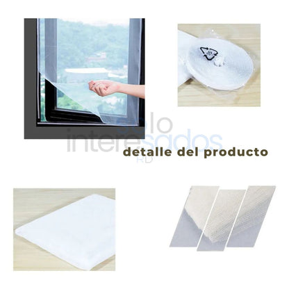 Mosquitera 2x1 - ventanas frescas y sin insectos todo el año (60x150 cm)
