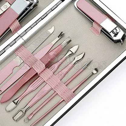 Estuche Glam 12 en 1 (Rosado)