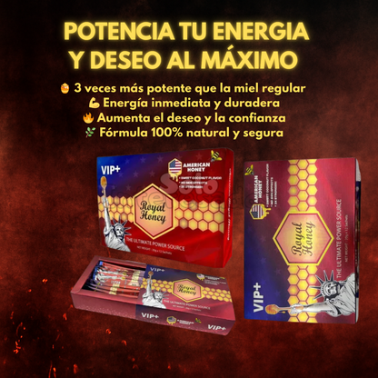 Royal Honey VIP – Miel Afrodisíaca Súper Potente 🍯🔥