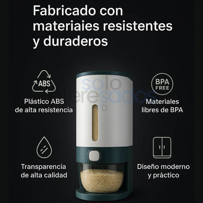 ArroMax – Dispensador de Arroz Hermético 25 libras