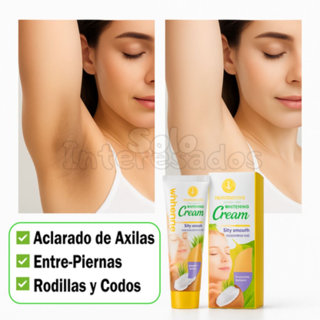 COMBO 3X1 CREMA ACLARA BELLEZA BLANQUEADORA PARTES NEGRAS