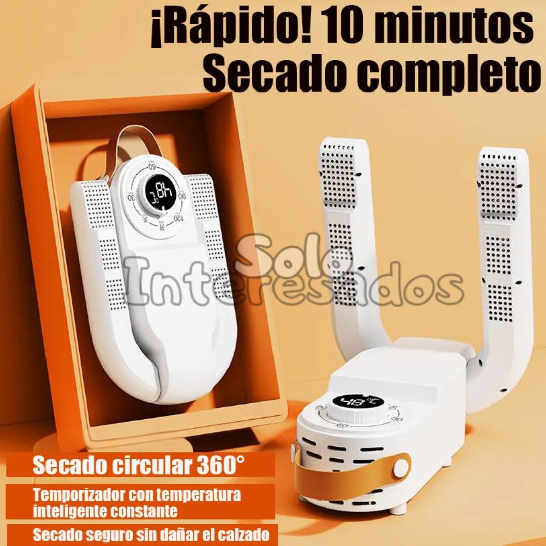 ZapatoSeco Pro – Secador Eléctrico con Luz UV y Eliminador de Olores
