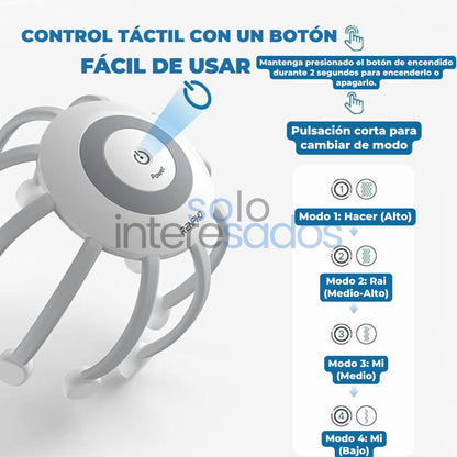 Masajeador RelaxHead – Alivio Instantáneo y Recargable