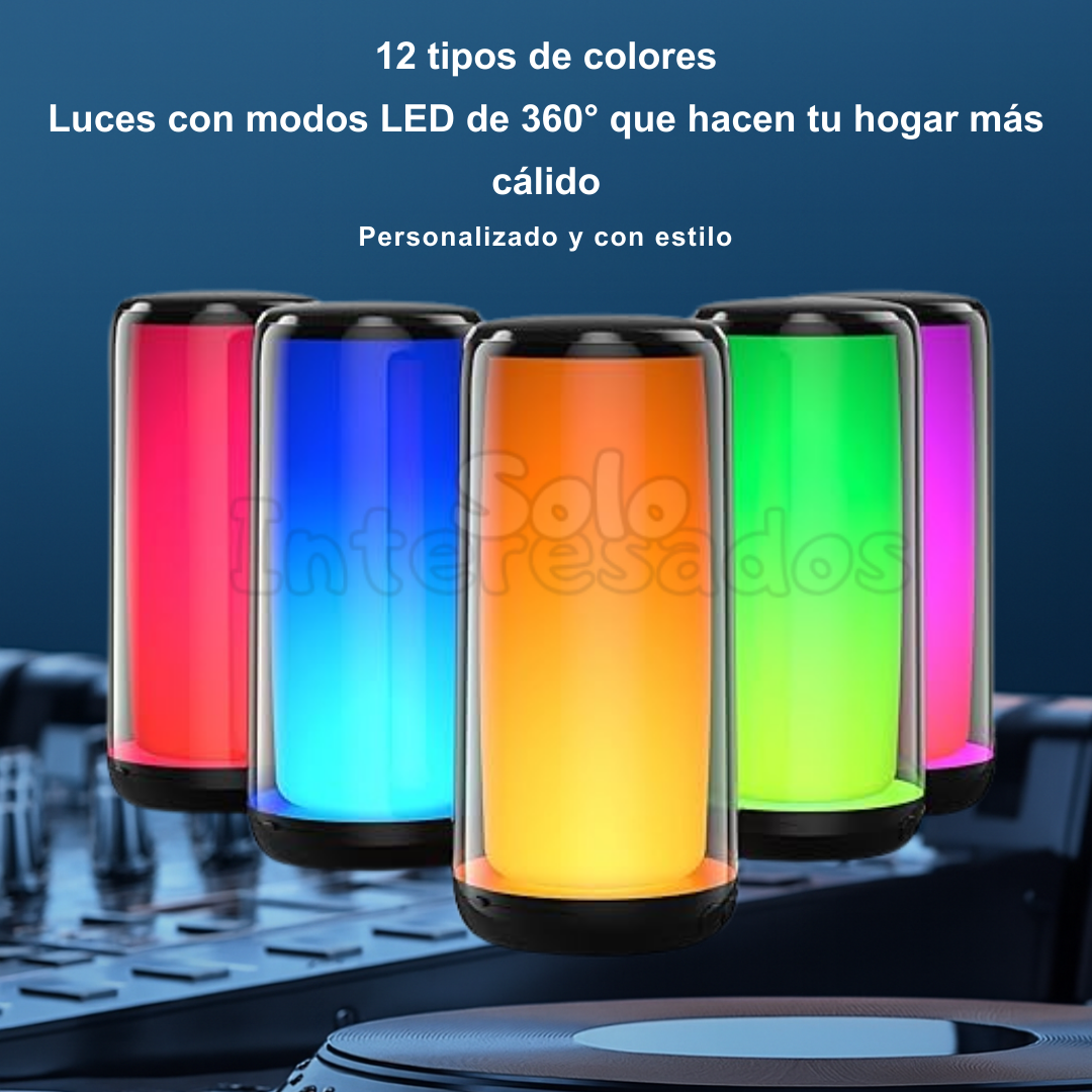 Bocina Luz LED Atmosphere Pro – Bluetooth Portátil