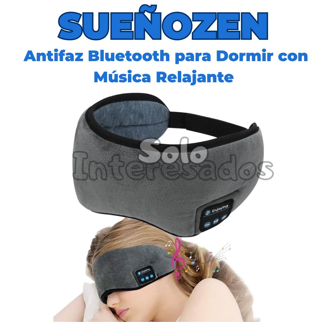 SueñoZen – Antifaz Bluetooth para Dormir con Música Relajante