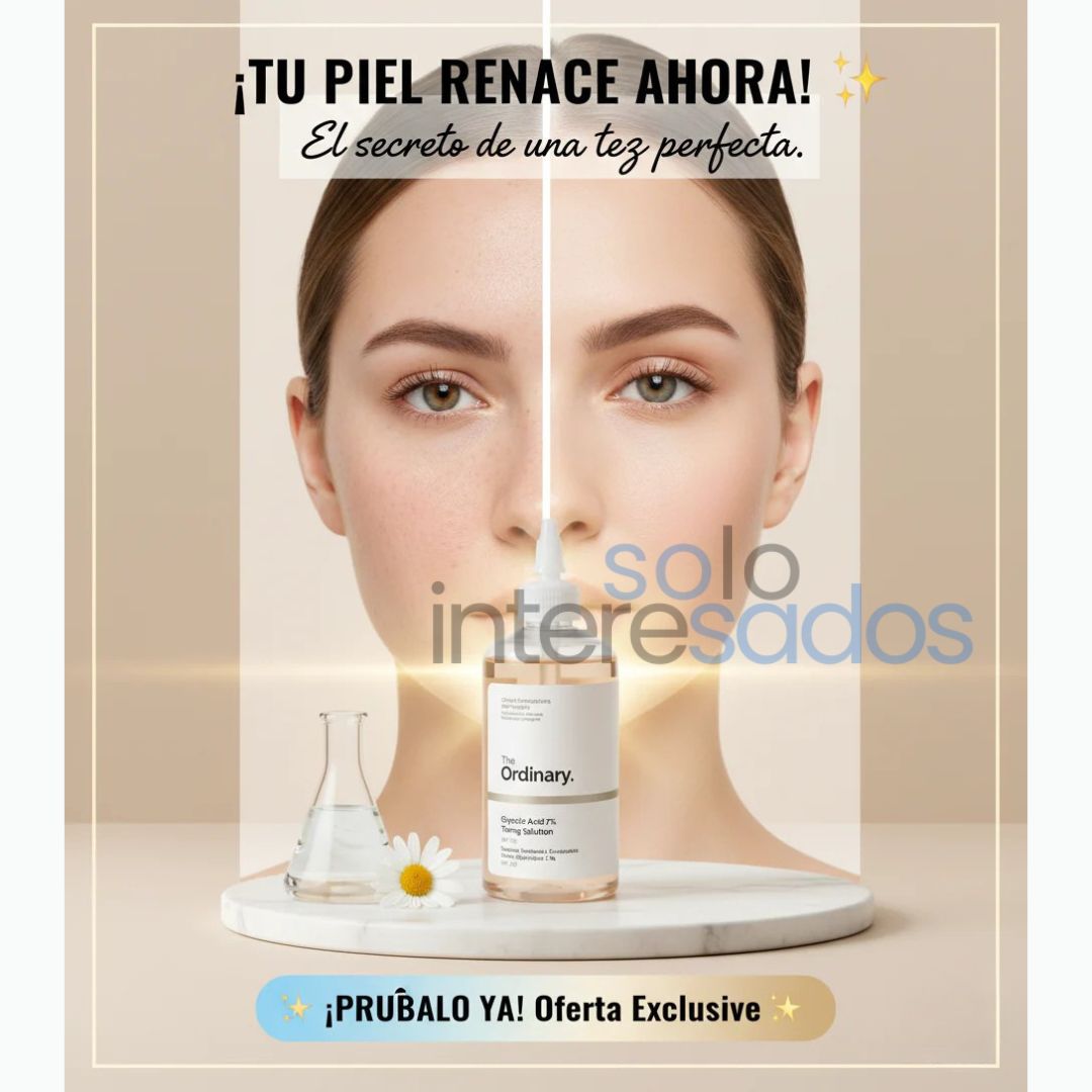 The Ordinary Glow Tónico  7 % Ácido Glicólico 240ML/ 100% ORIGINAL