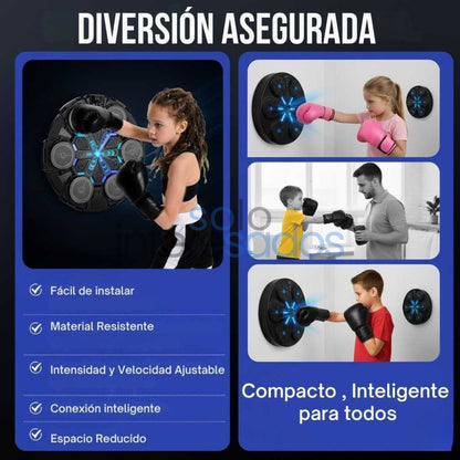 Máquina de Boxeo Inteligente + PAR GUANTES DE BOXEO