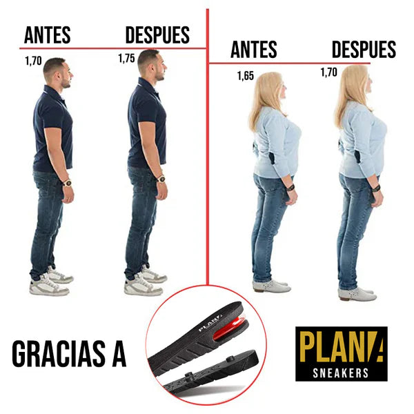 AlturaPlus™ – Plantilla Elevadora de Estatura Invisible