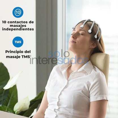 Masajeador RelaxHead – Alivio Instantáneo y Recargable