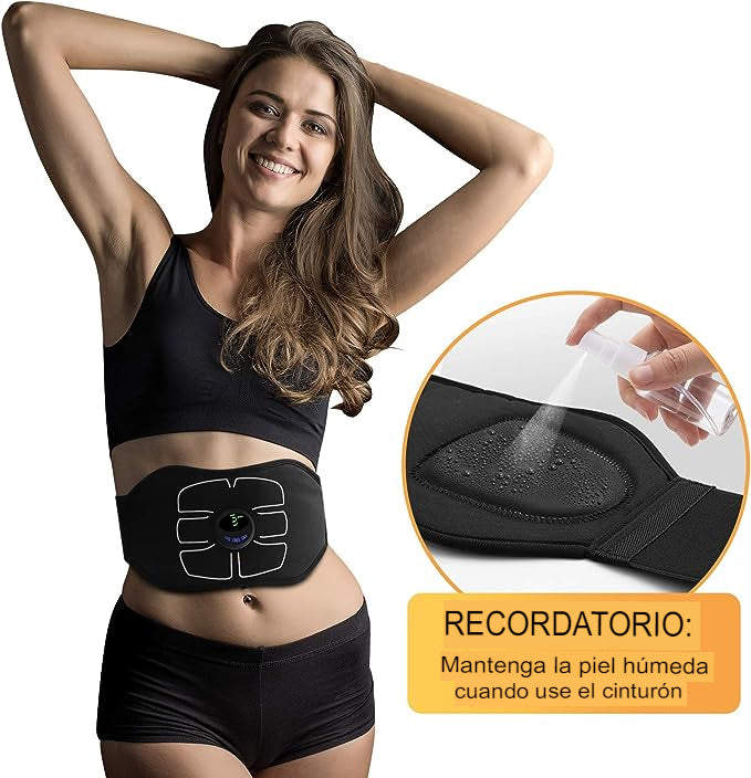FAJA ELECTRO ESTIMULADORA PARA EJERCITAR ABDOMINALES
