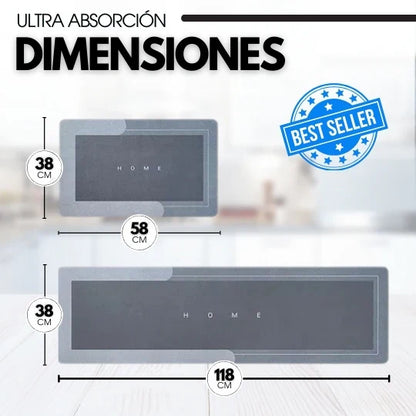 SET DE ALFOMBRAS 2 EN 1  (Grande 38x118cm / Mediana 38x58cm)
