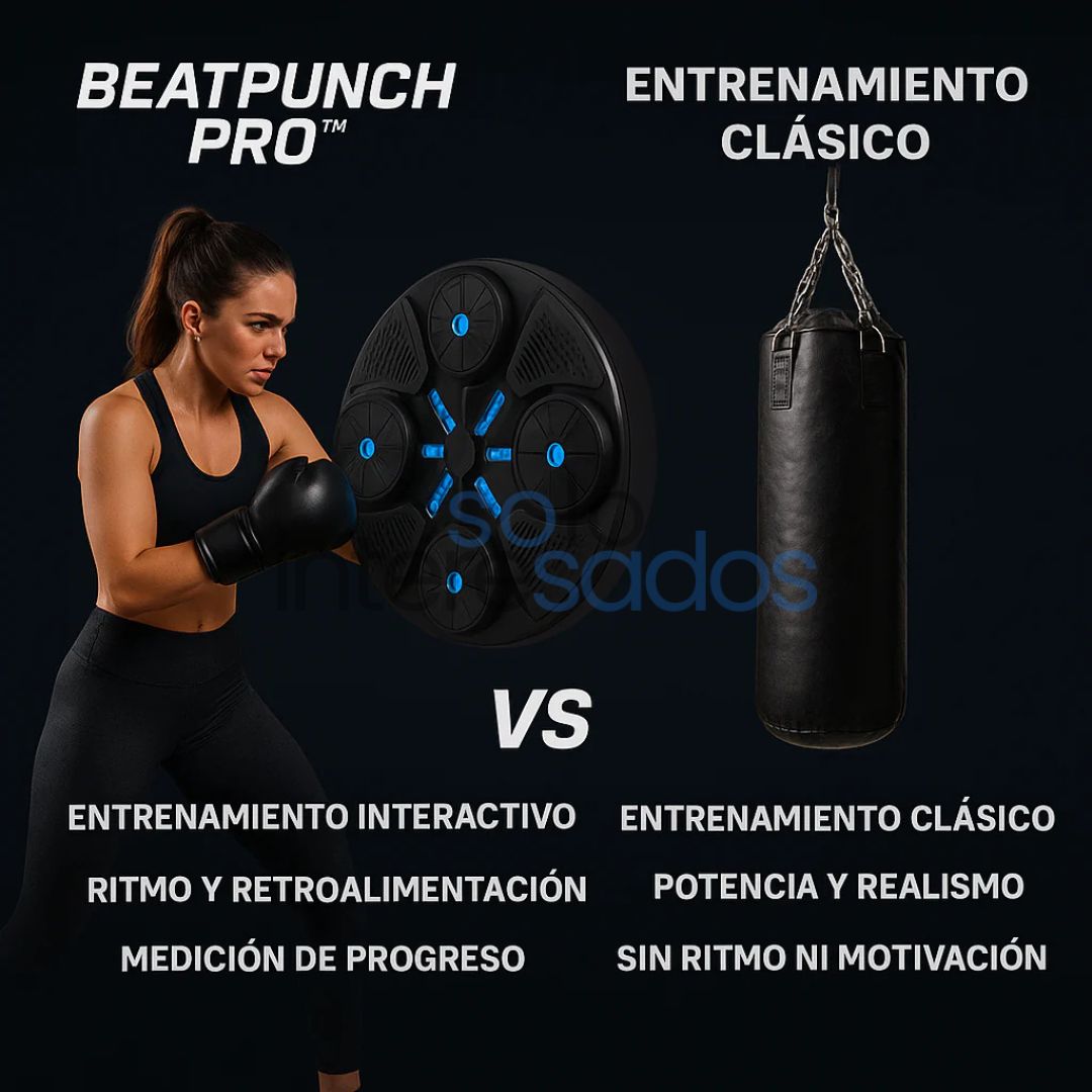 Máquina de Boxeo Inteligente + PAR GUANTES DE BOXEO