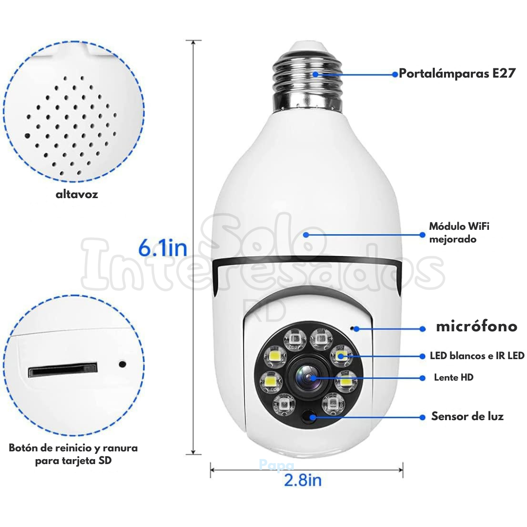BOMBILLA LUZ ESPÍA 360