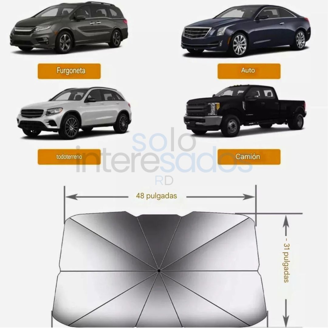 ParaSol Max – Sombrilla Plegable para Parabrisas