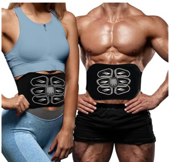 FAJA ELECTRO ESTIMULADORA PARA EJERCITAR ABDOMINALES
