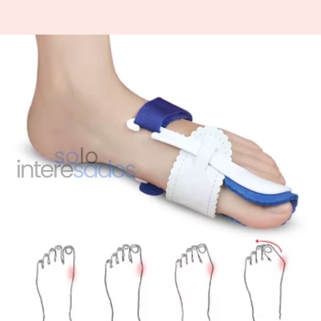 CORRECTOR DE JUANETE PLASTICO X PAR