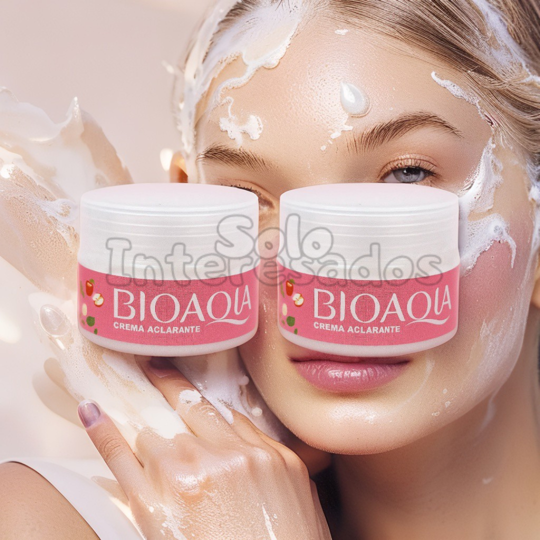 2x1 Crema Blanqueadora BIOAQUA 80g – Piel radiante y uniforme