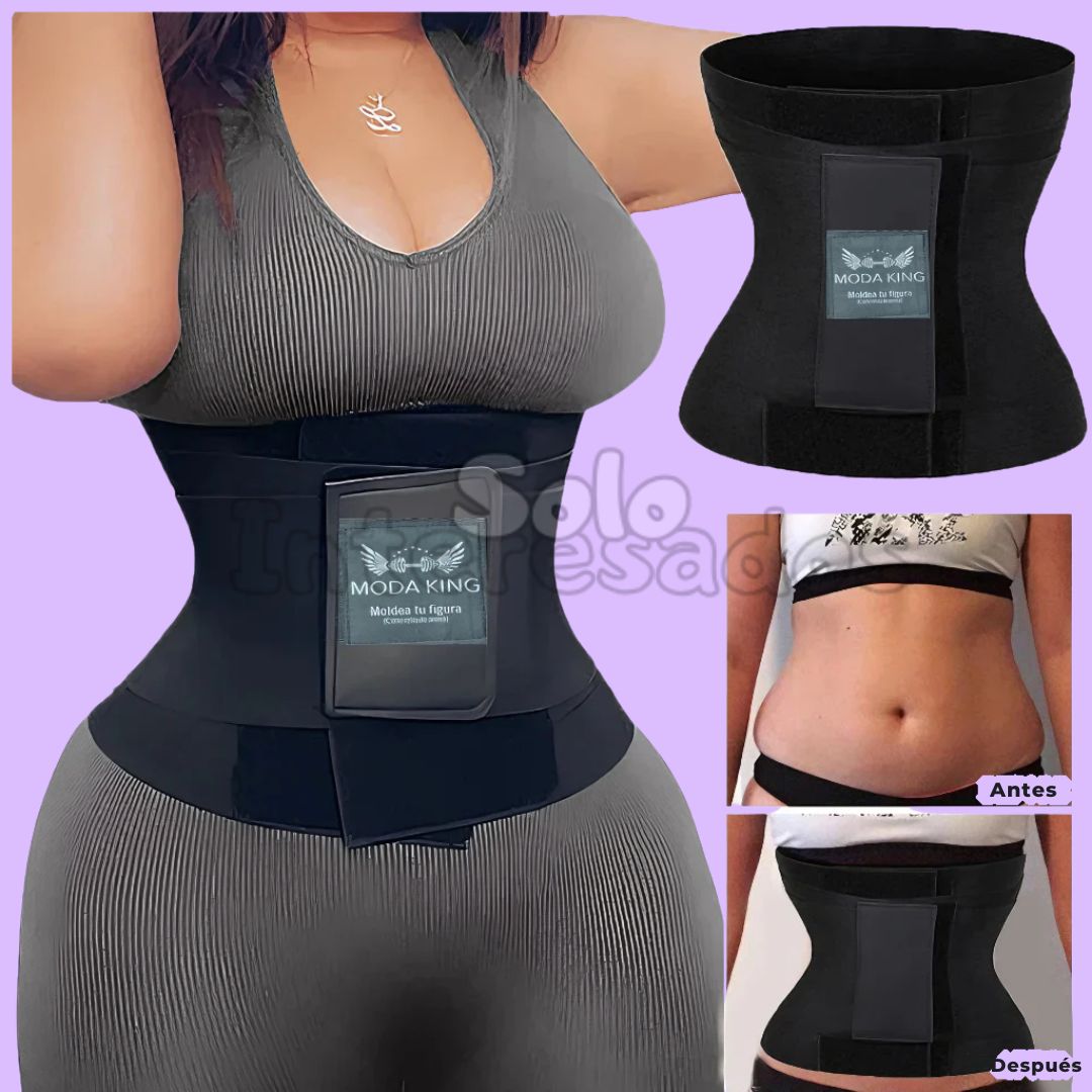 FAJA REDUCTORA MODA KING PERÚ NEGRA 100% ORIGINAL