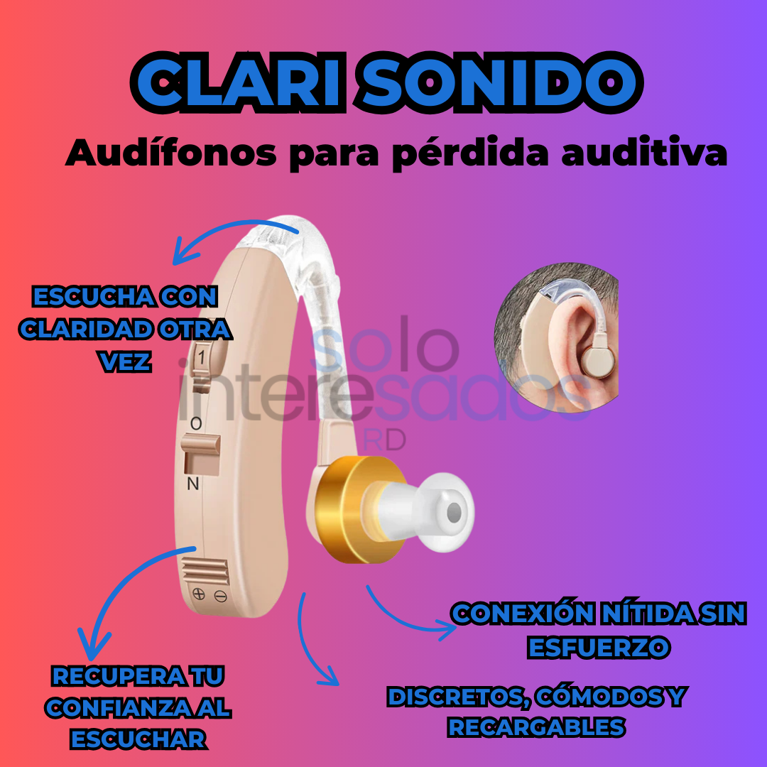 ClariSonido – Audífonos para Pérdida Auditiva