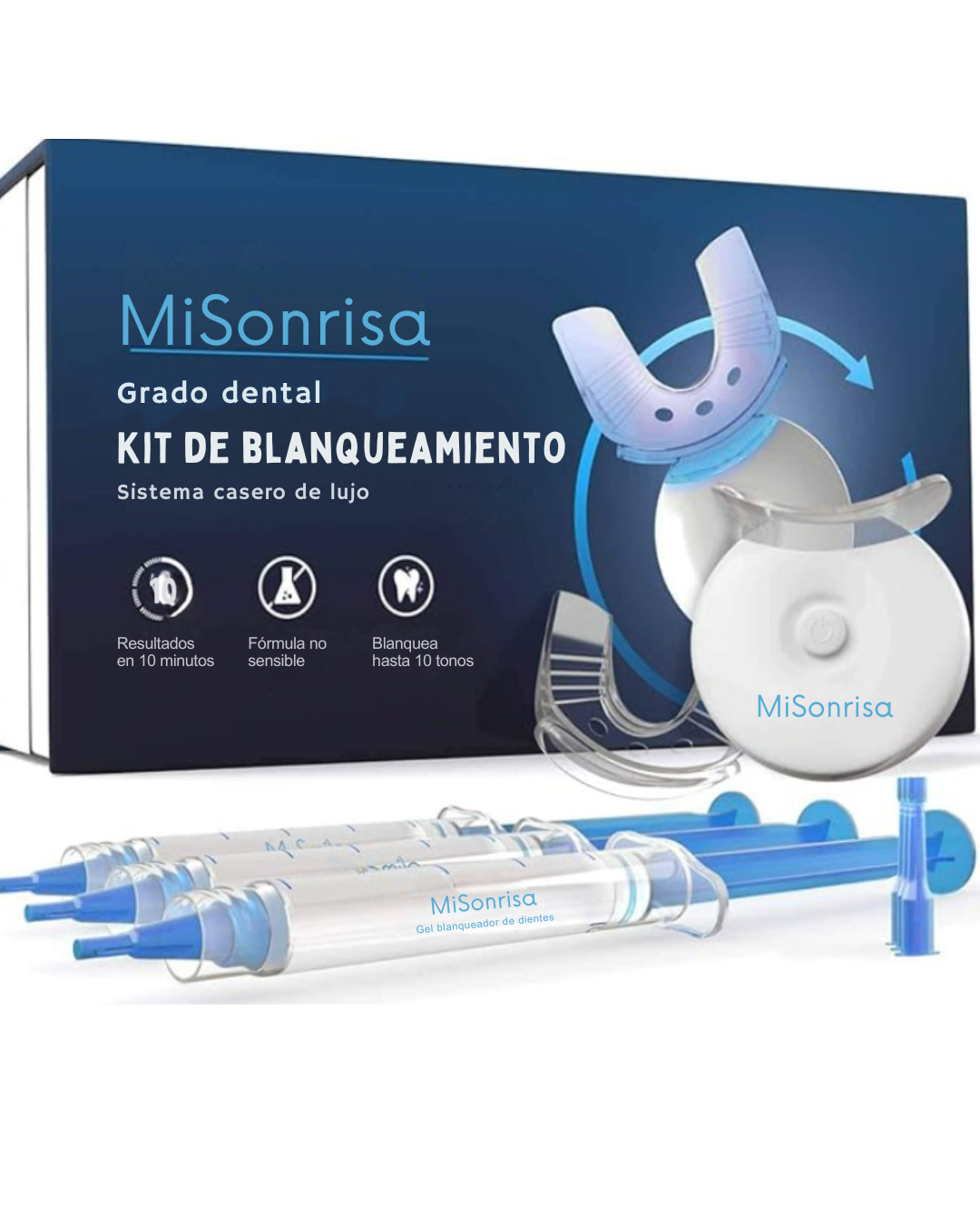 ✨ MiSonrisa - Kit de Blanqueamiento Dental de Lujo ✨