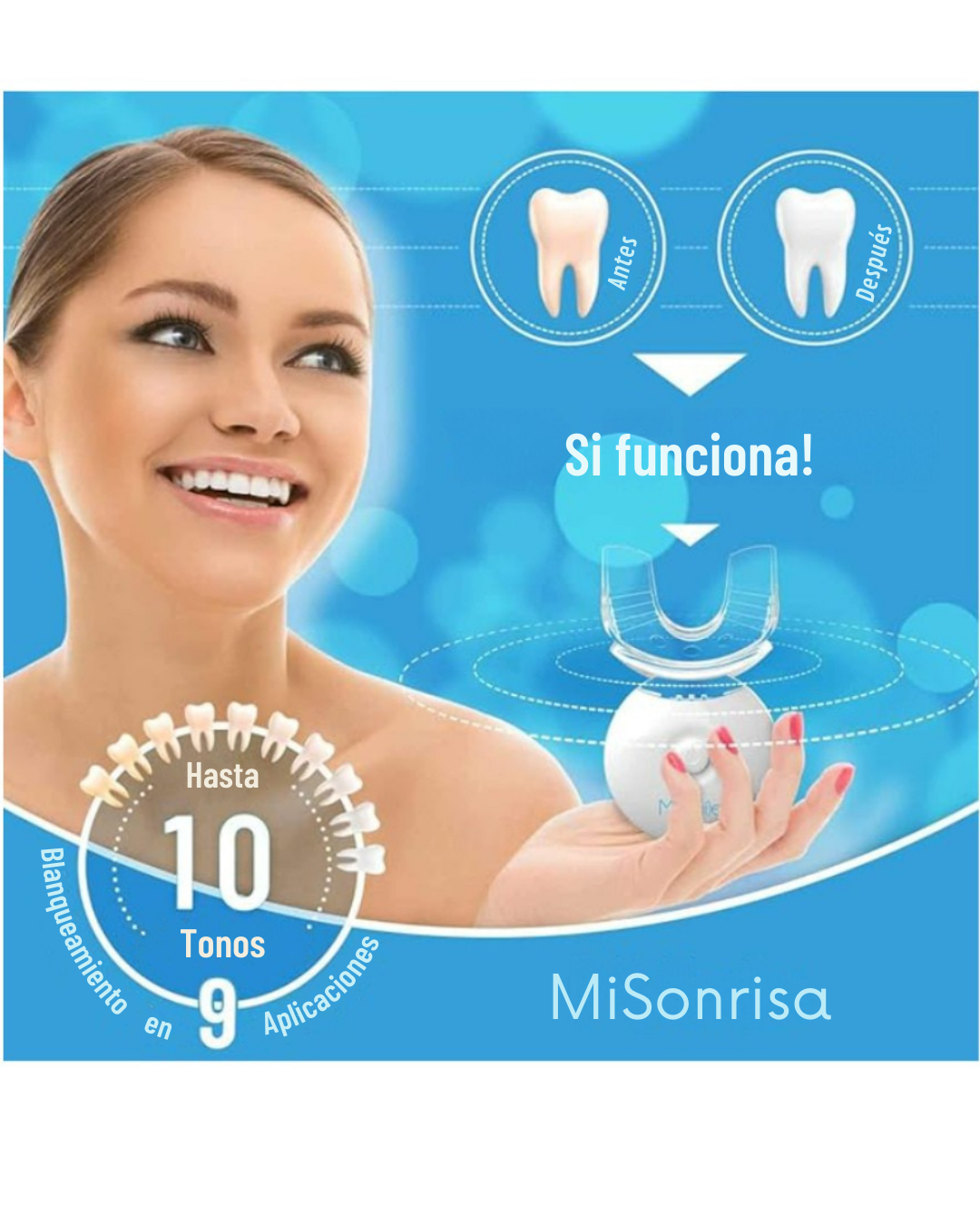 ✨ MiSonrisa - Kit de Blanqueamiento Dental de Lujo ✨