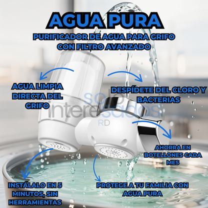 AguaPura – Purificador de Agua para Grifo con Filtro Avanzado