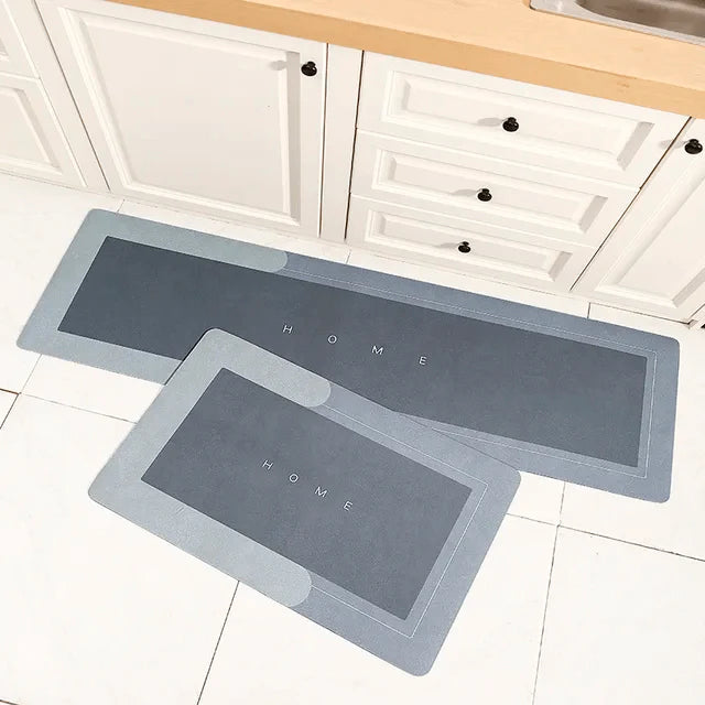 SET DE ALFOMBRAS 2 EN 1 AZUL (17 x 24 pulgadas y 20 x 32 pulgadas)